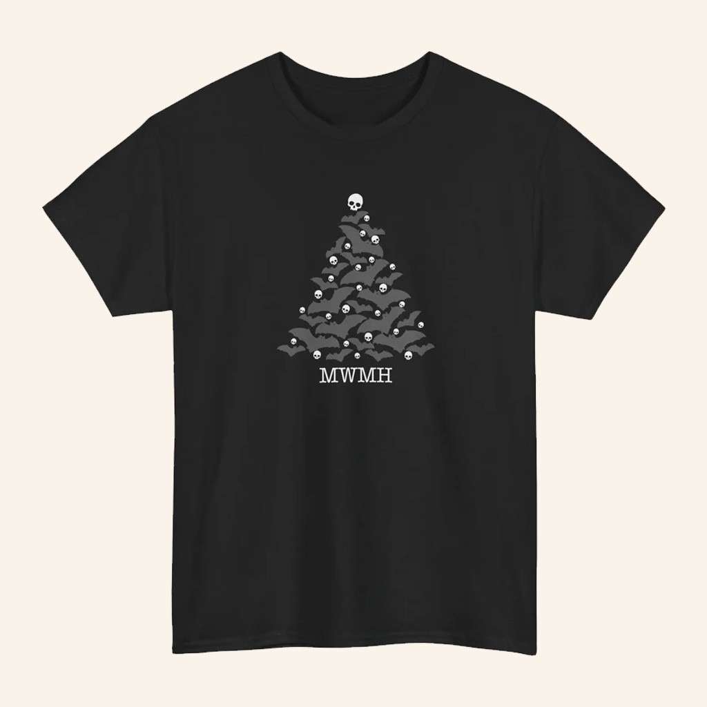 Murder With My Husband Merch Christmas Bone Tree T-Shirt MWMH Merch Xmas Gifts For Father Murder With My Husband Merch Christmas Bone Tree T-Shirt MWMH Merch Xmas Gifts For Father