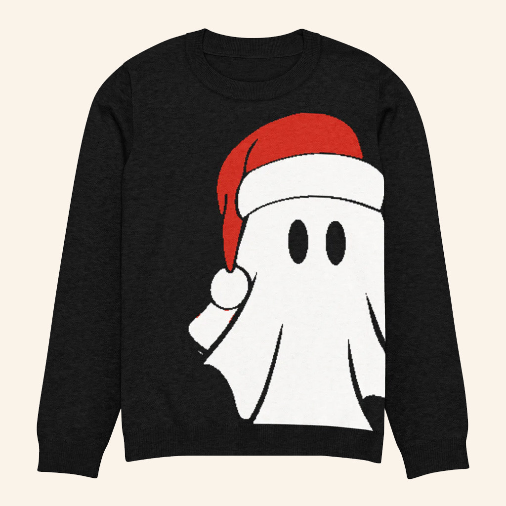 Murder With My Husband Merch Ghosty Santa Sweater MWMH Merch Christmas Gifts For Wife