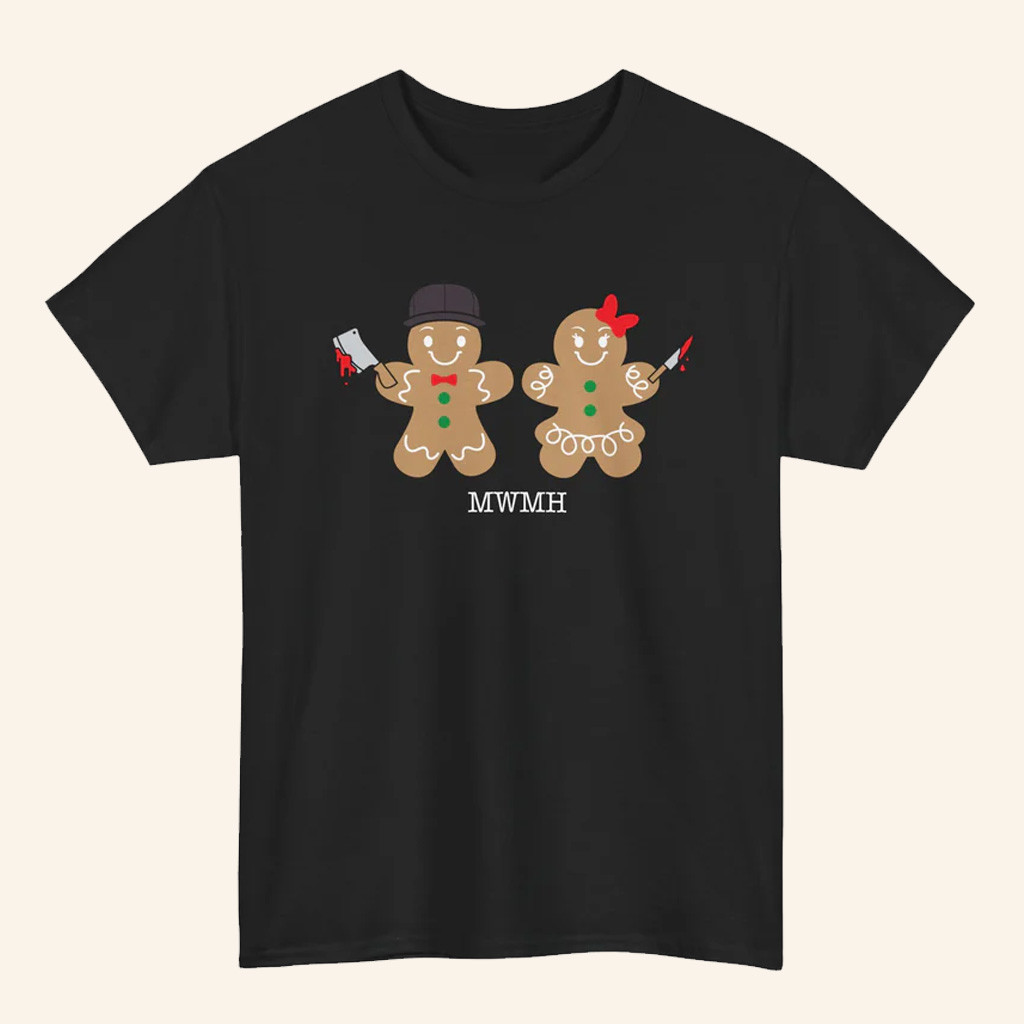 Murder With My Husband Merch Gingerbread Couple Shirt MWMH Merch Christmas Gifts For Him Her Murder With My Husband Merch Gingerbread Couple Shirt MWMH Merch Christmas Gifts For Him Her