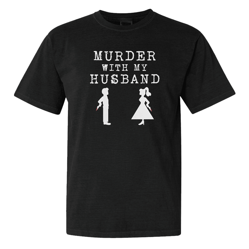 Murder With My Husband Merch Hoodie Murder With My Husband Tee Anniversary Gift for Men