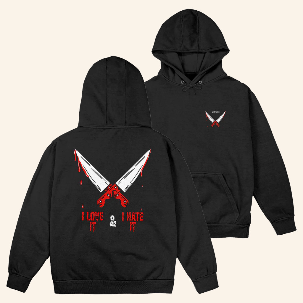 Murder With My Husband Merch Knives Out 2 0 Black Hoodie I Love It I Hate It Hoodie Gifts Murder With My Husband Merch Knives Out 2 0 Black Hoodie I Love It I Hate It Hoodie Gifts