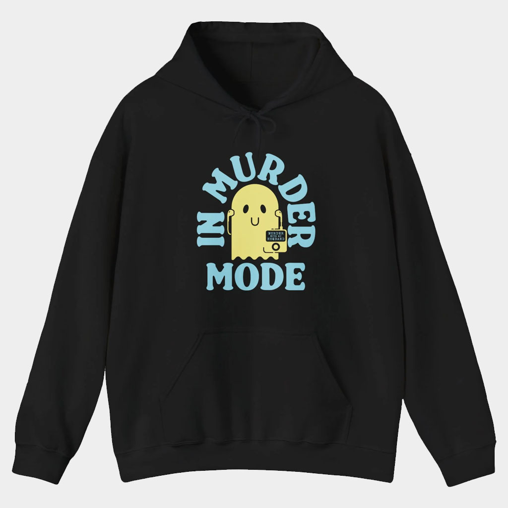 Murder With My Husband Merch Murder Mode Hoodie Black MWMH Hoodie Birthday Gift For Son-1