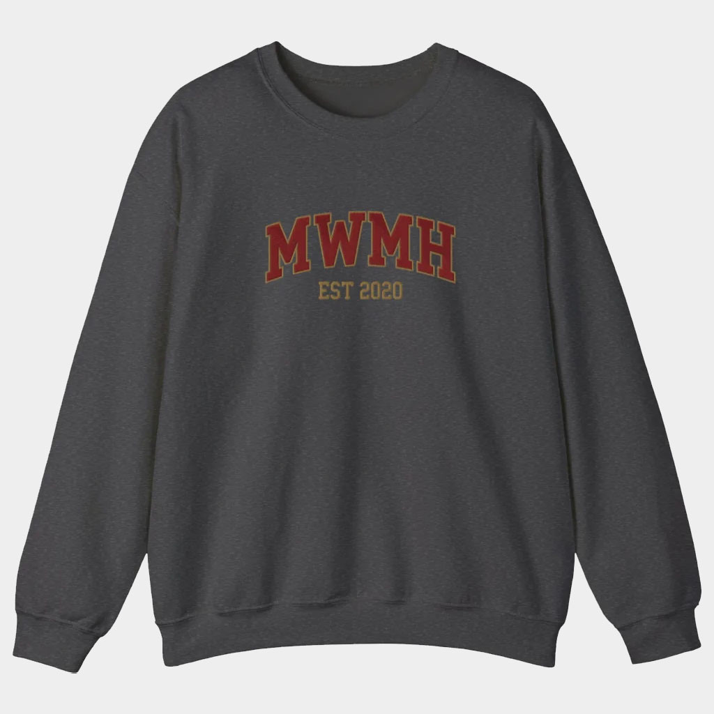 Murder With My Husband Merch MWMH Est 2020 Crewneck Murder With My Husband Sweatshirt Him Gifts-1
