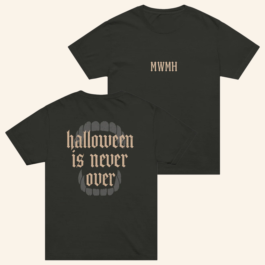 Murder With My Husband Merch MWMH Shirt Halloween Is Never Over T-Shirt Gifts For Him Murder With My Husband Merch MWMH Shirt Halloween Is Never Over T-Shirt Gifts For Him