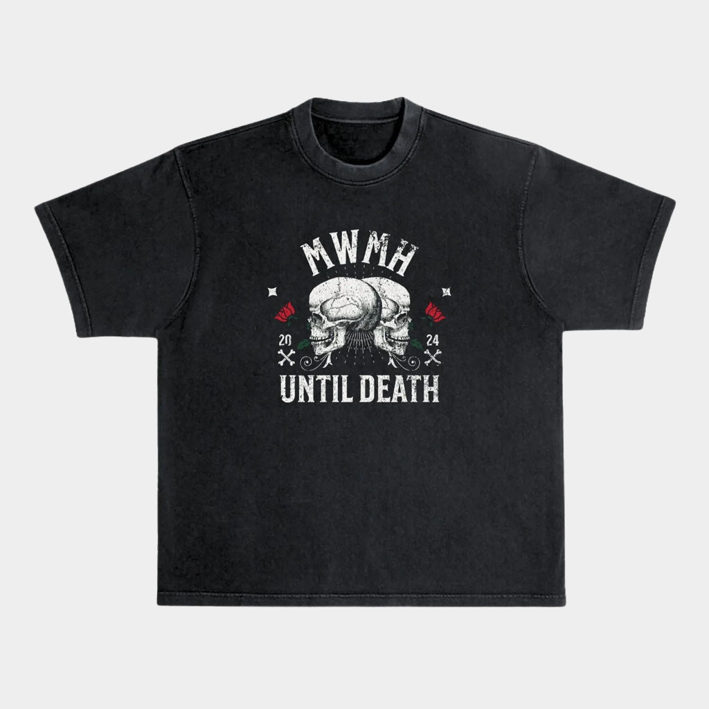 Murder With My Husband Merch MWMH Until Death Wash Shirt Valentines Ideas For Her