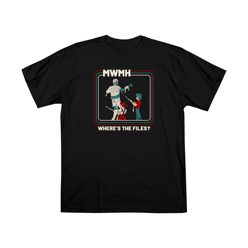 Murder With My Husband Merch T-Shirt MWMH Where's The Files Tee Gifts For Fan