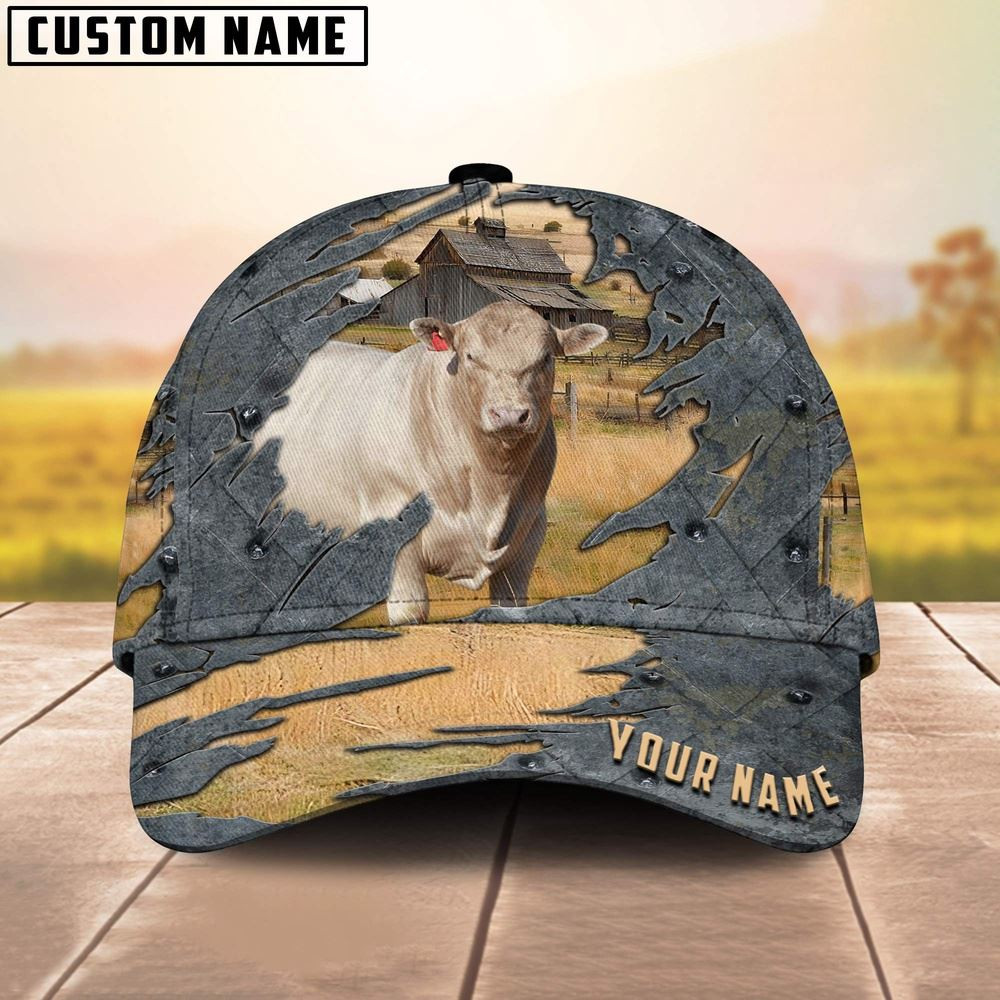 Murray Grey Customized Name Cap Farm Cap Farmer Baseball Cap Gift For Farmer