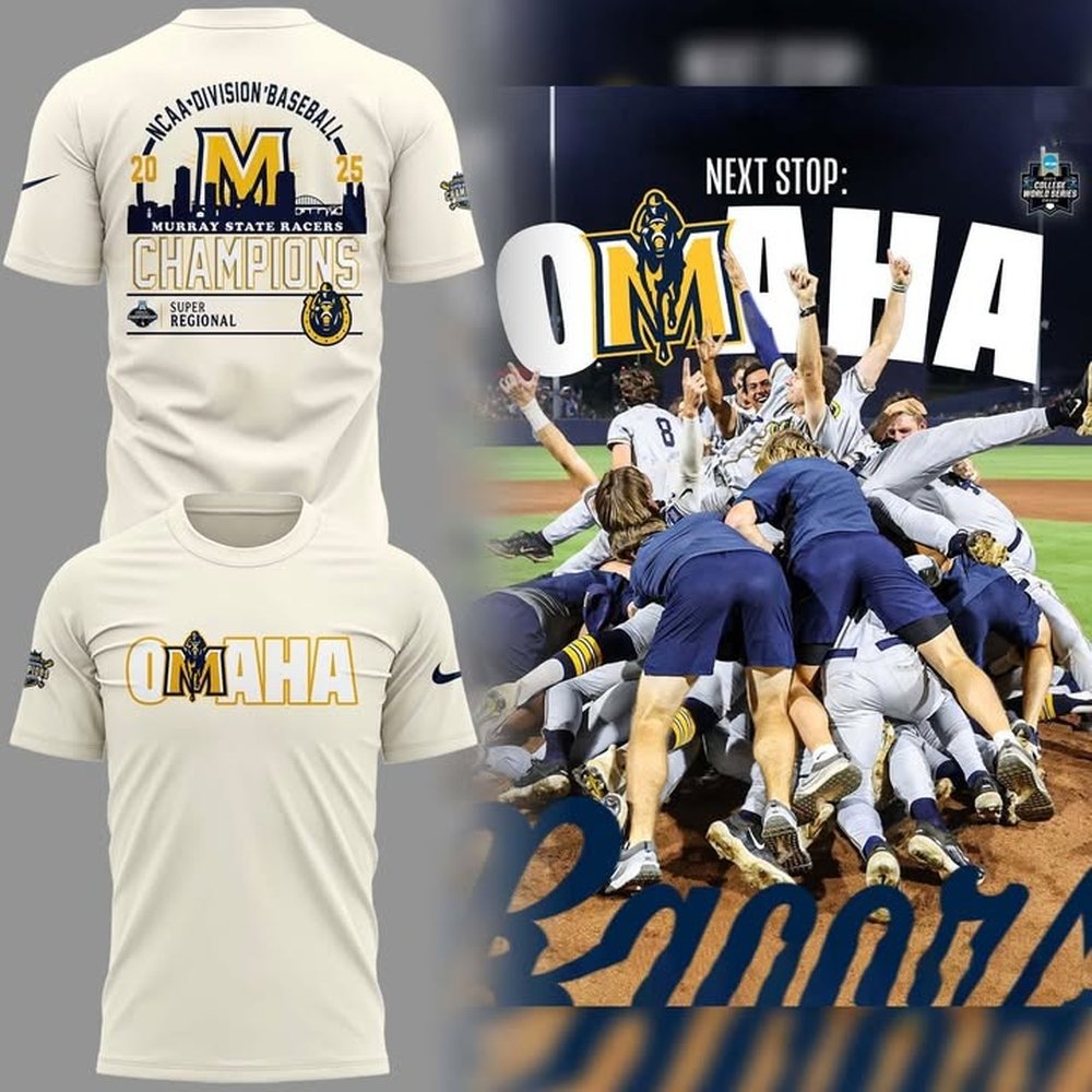Murray State Baseball Super Regional Champions 2025 T-Shirt Murray State Merch Best Gift For Baseball Lover
