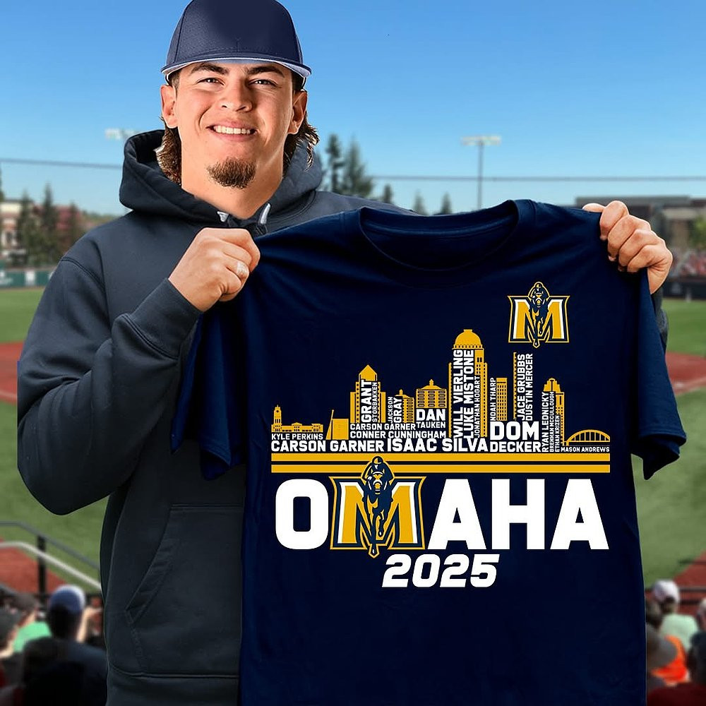 Murray State Racers 2025 Omaha College World Series Players Name City T-Shirt Best Gift Ideas For Fans