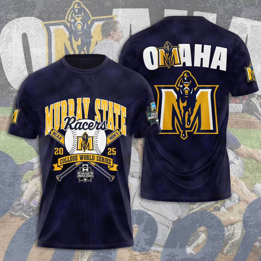 Murray State Racers Baseball College World Series 2025 T-Shirt Gifts For Baseball Lovers