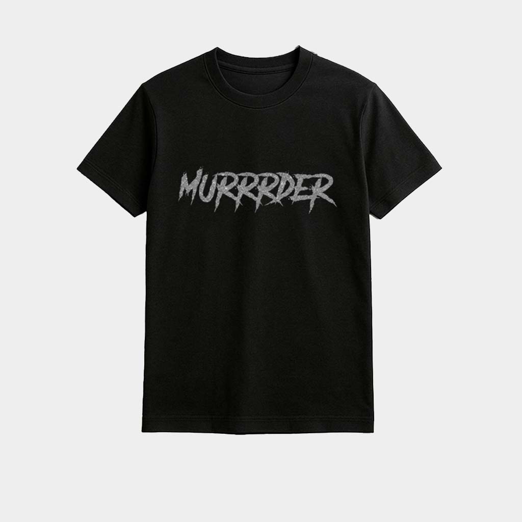 Murrrder Fake Glitter Effect Shirt Best Gifts For Boyfriend