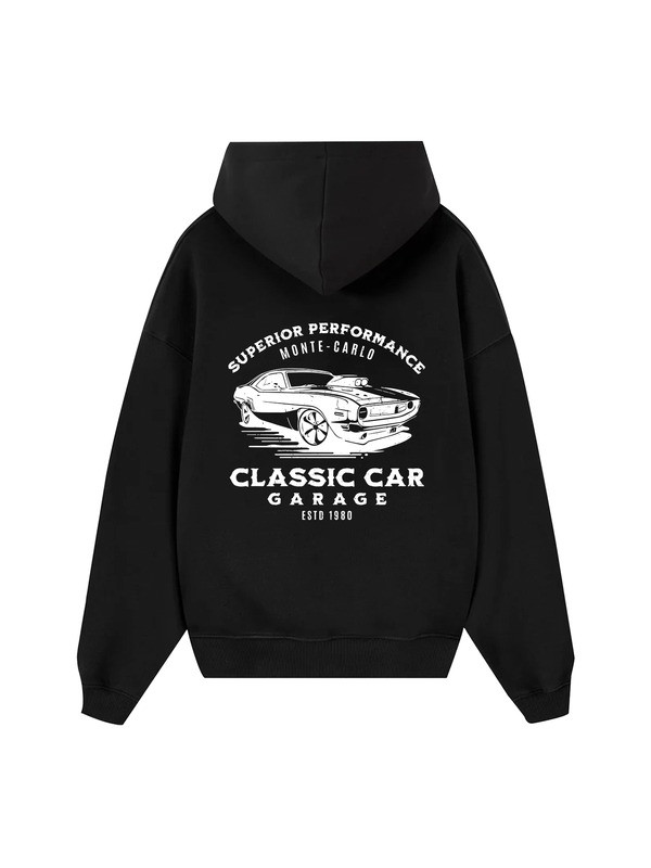 Muscle Car Classic Car Garage ESTD 1980 Hoodie Superior Performance Merch Gifts For Car Lovers