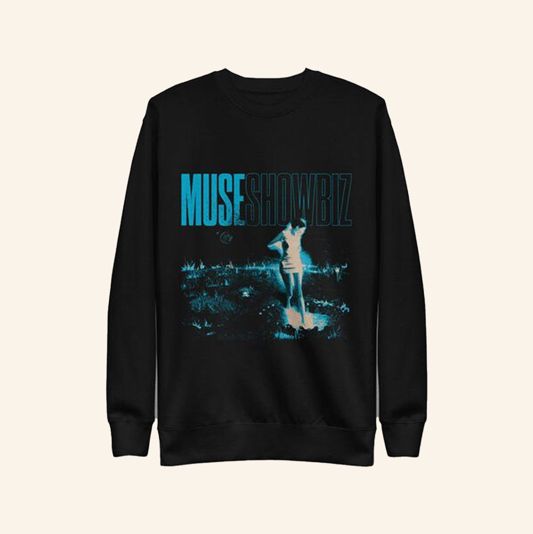 Muse Merch Showbiz Crewneck Sweatshirt Christmas Present Ideas For Dad Muse Merch Showbiz Crewneck Sweatshirt Christmas Present Ideas For Dad