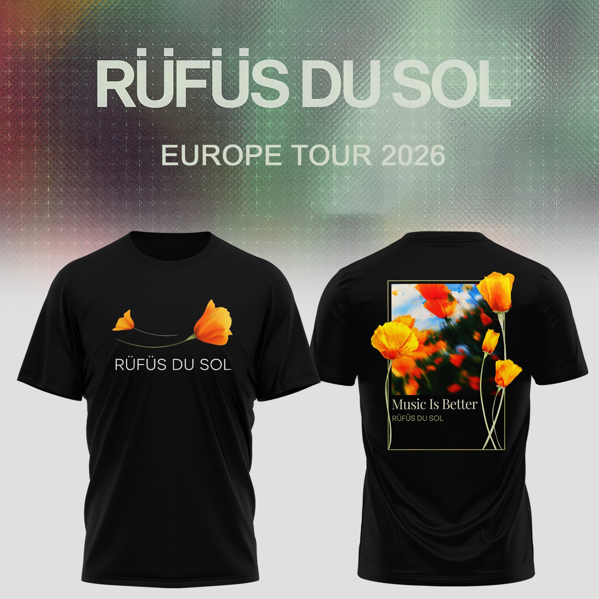 Music Is Better RUFUS DU SOL T-Shirt Music Concert Tee Gift Idea For RUFUS DU SOL Fans