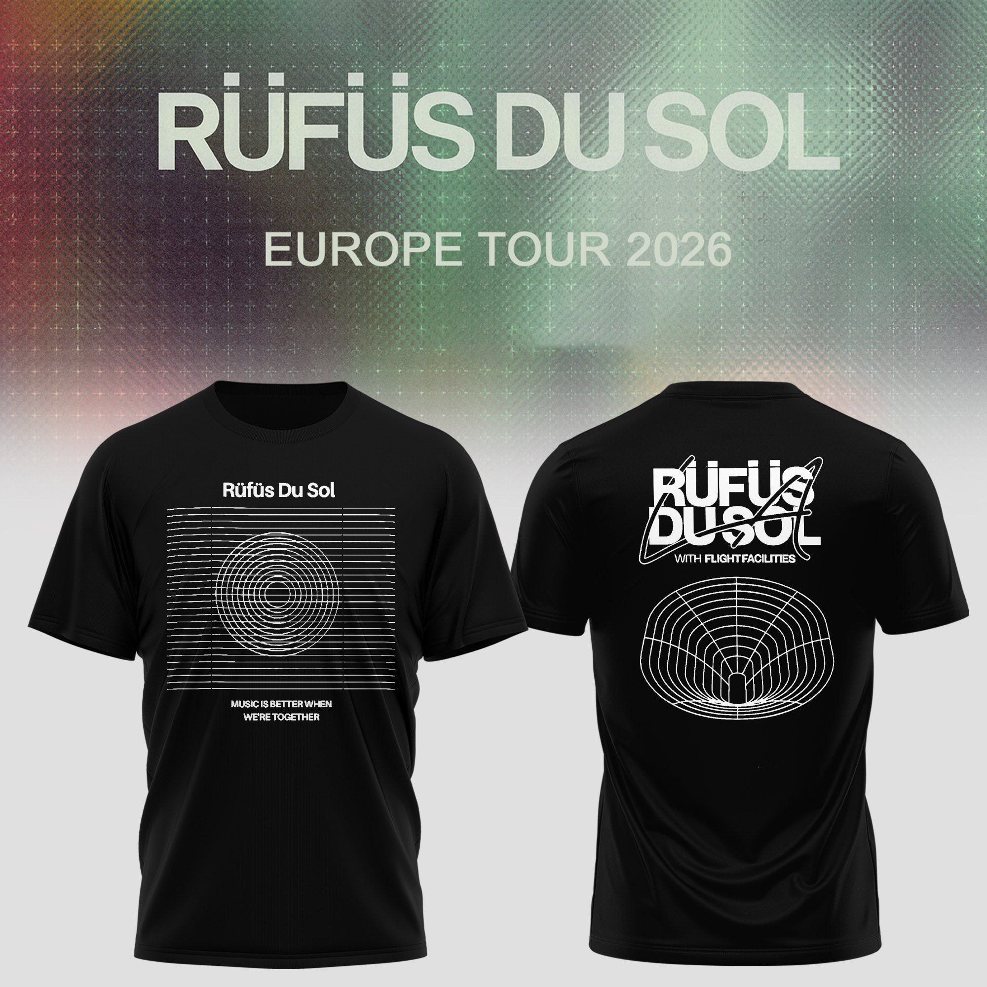Music Is Better When We're Together RUFUS DU SOL T-Shirt Music Fan Merch RUFUS DU SOL Lover Gift