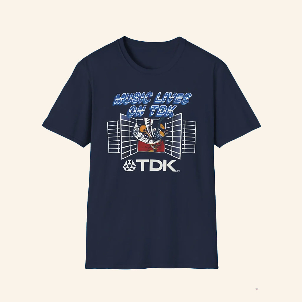 Music Lives On TDK Shirt Gift Ideas For Music Lovers