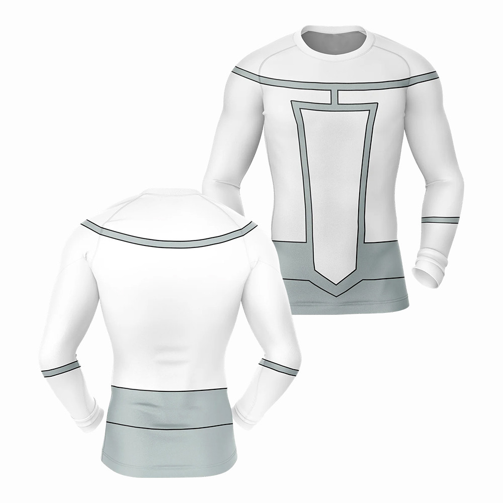 Mustache Mark Viltrumite Invincible Long Sleeve Shirt Rash Guard Compression Clothing Line