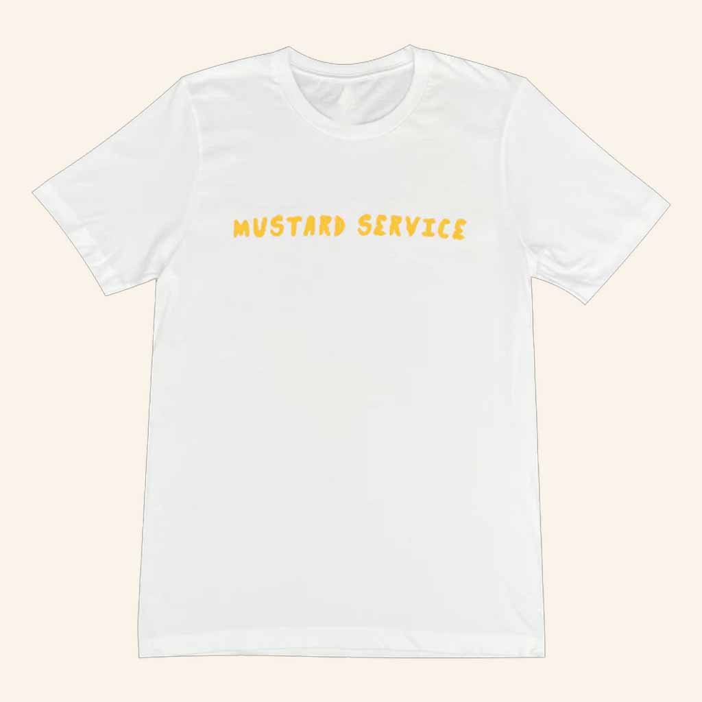 Mustard Service Merch Zest Pop White T-Shirt Best Gifts For Music Lovers Mustard Service Merch Zest Pop White T-Shirt Best Gifts For Music Lovers