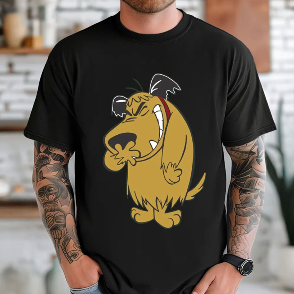 Muttley Dog TV Series Funny Cartoon T-Shirt Christmas Gift Ideas For Friends