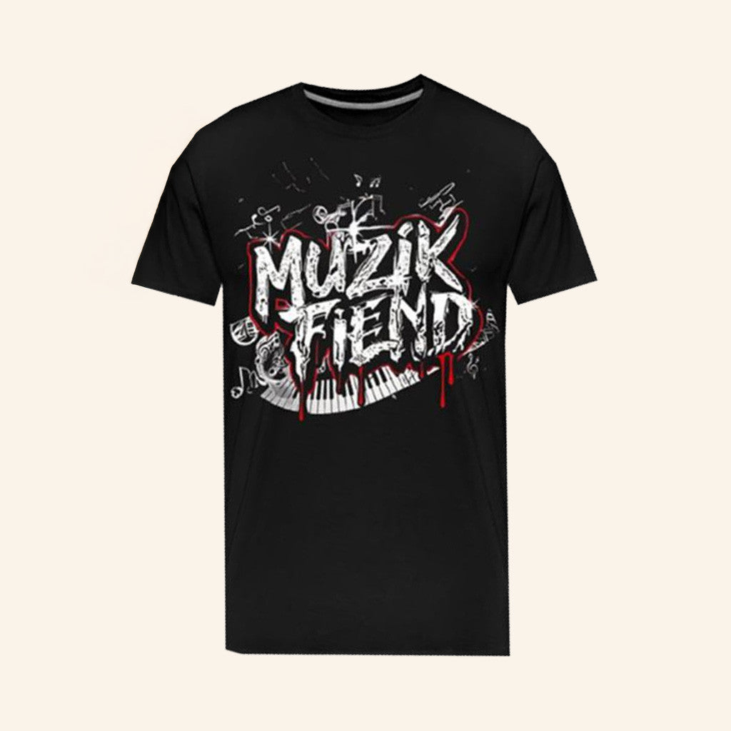 Muzik Fiend Merch Muzik Fiend Logo T-Shirt Dad Gift Ideas Muzik Fiend Merch Muzik Fiend Logo T-Shirt Dad Gift Ideas