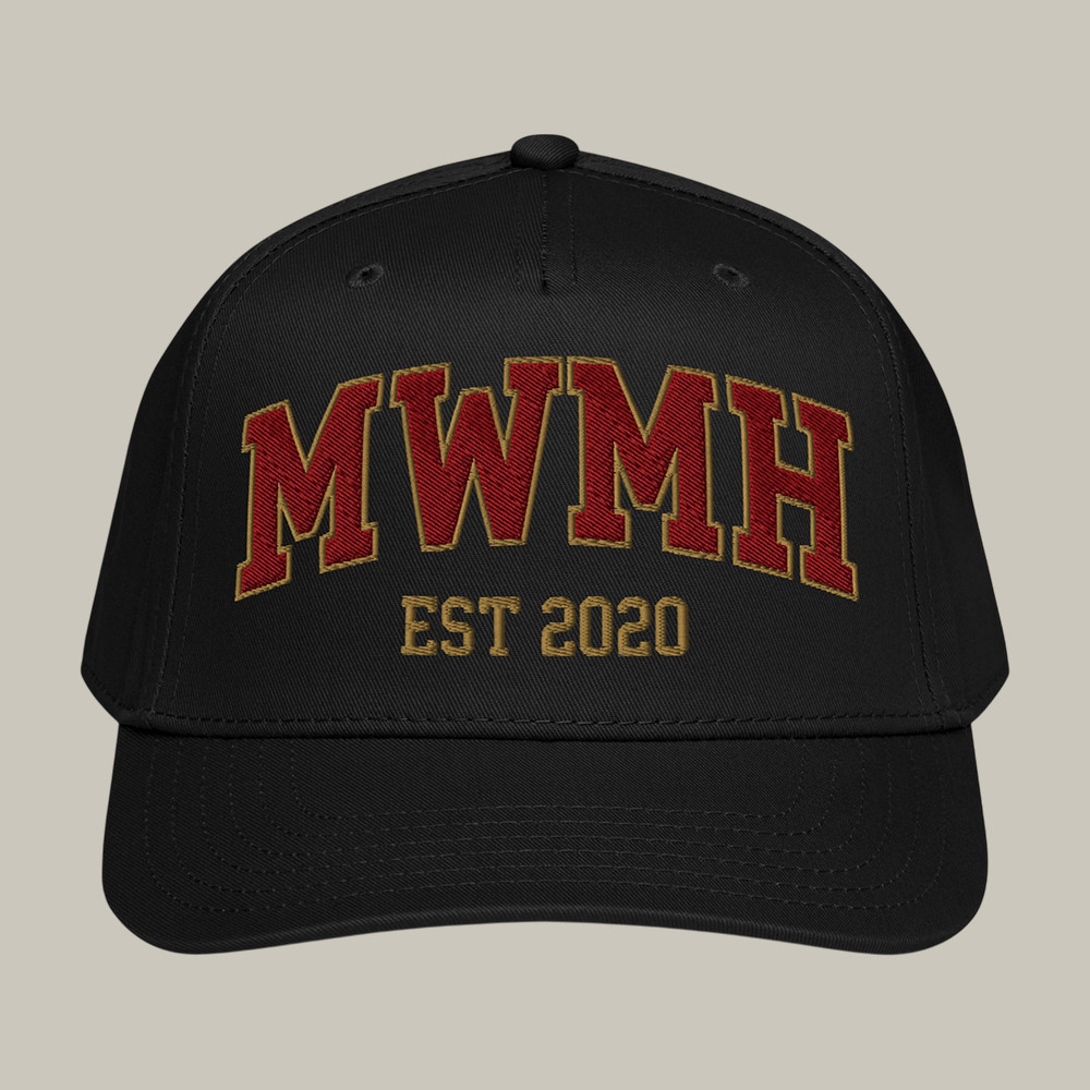 MWMH Est 2020 Hat Murder With My Husband Merch True Crime Podcast Fan Gift
