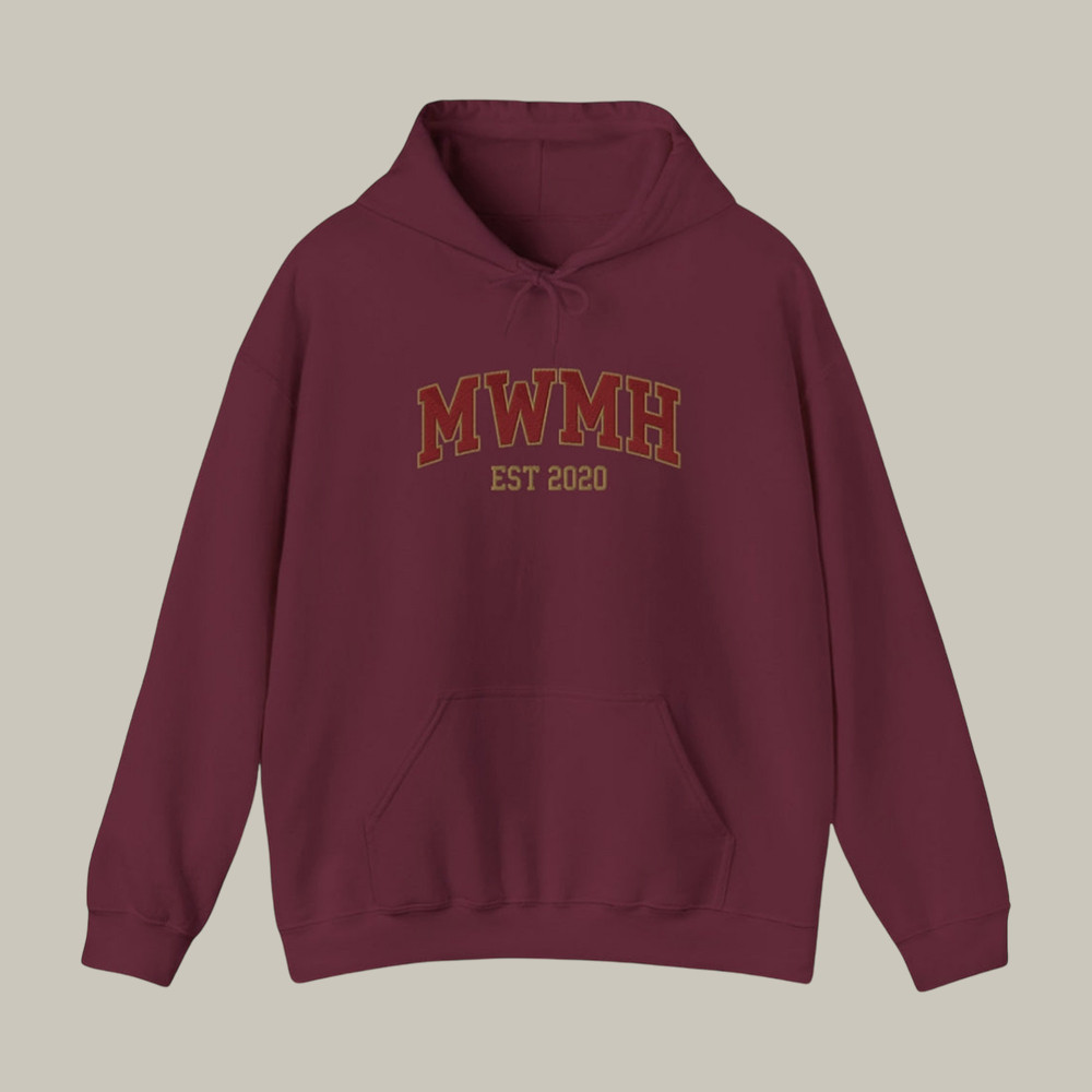MWMH Est 2020 Logo Graphic Hoodie Murder With My Husband Apparel Podcast Lover Gift
