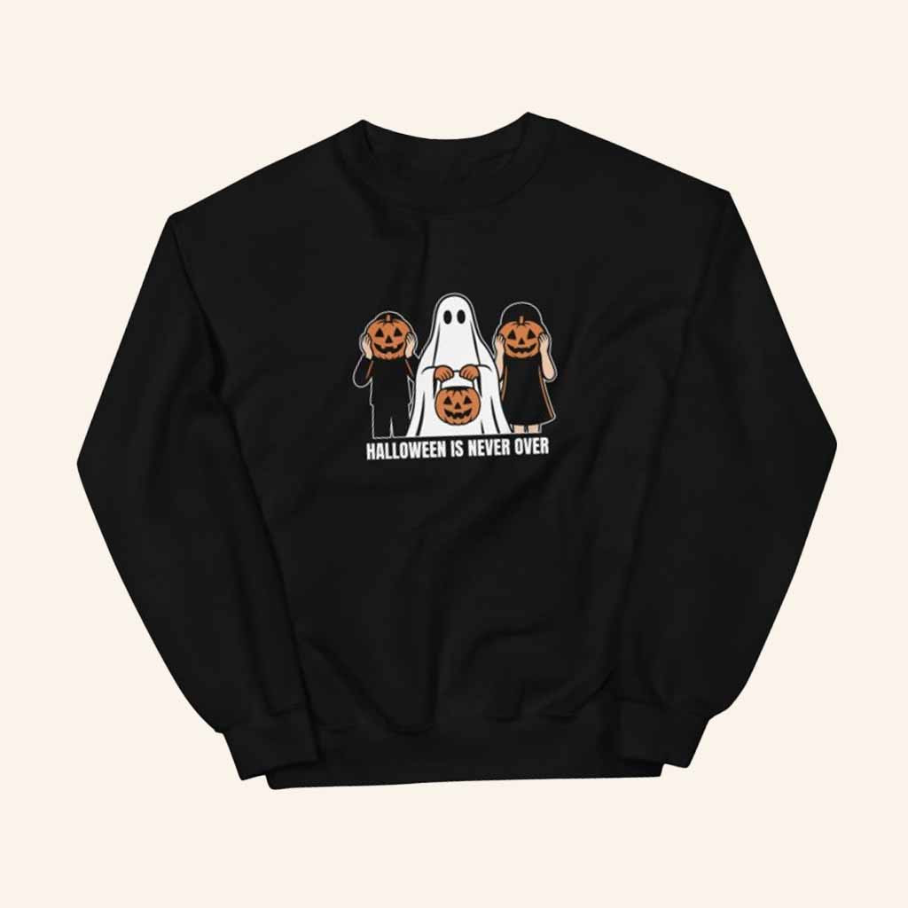MWMH Merch Jacko Trio Halloween I Never Over Sweatshirt Halloween Gift For Her