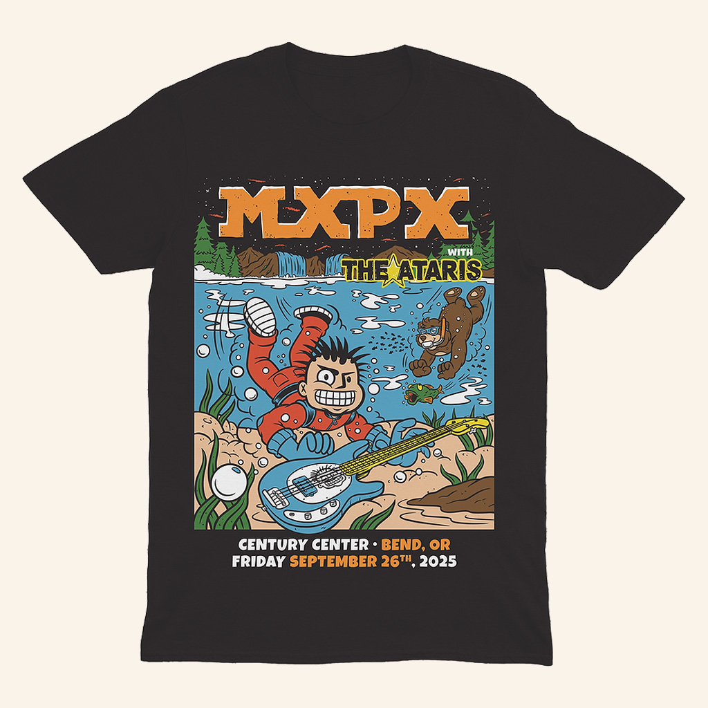 MxPx Merch MxPx With The Ataris Century Center Bend OR T-Shirt Gifts For Music Fans