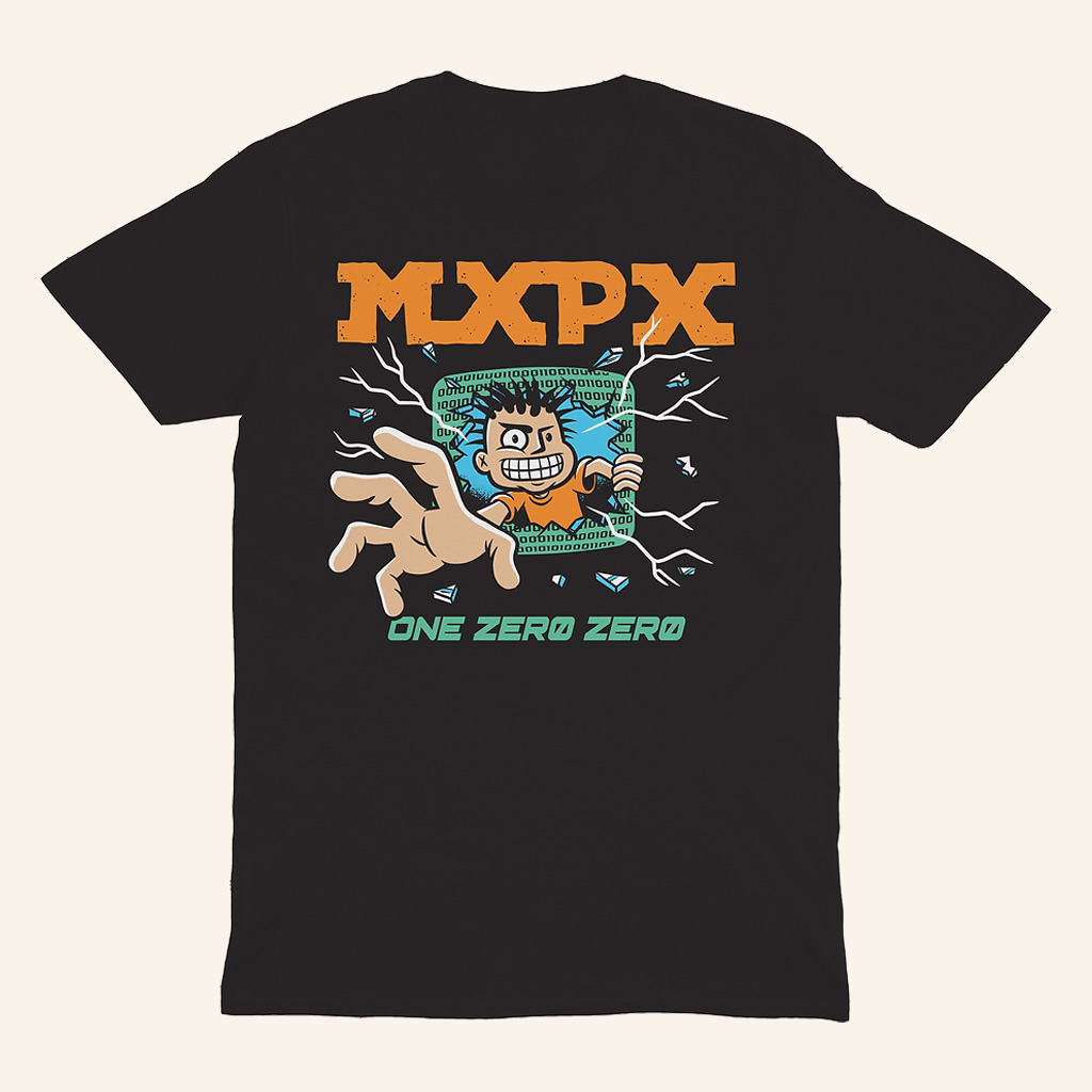 MxPx Merch One Zero Zero Black T-Shirt Gifts For Punk Lovers