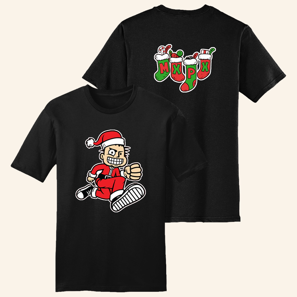 MxPx Merch Santa Px T-Shirt Christmas Gifts For Music Lovers