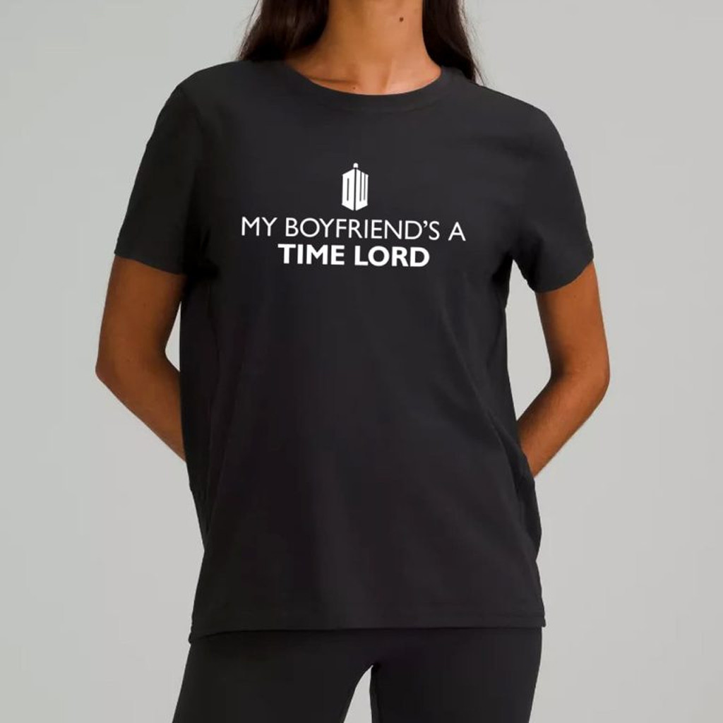 My Boyfriend's A Time Lord Shirt Christmas Gift Ideas For Her