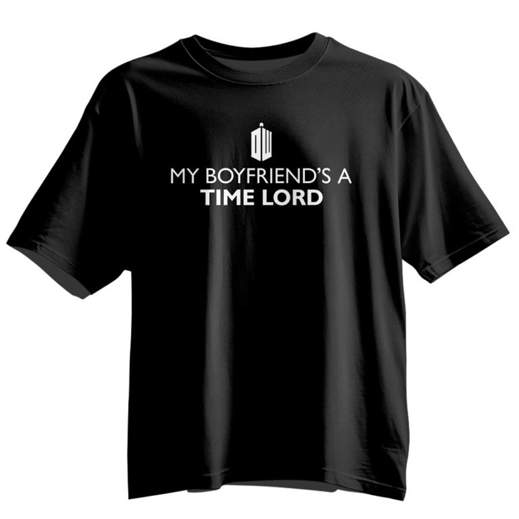 My Boyfriend's A Time Lord Shirt Funny T-Shirt Christmas Gifts For Girlfriend My Boyfriend's A Time Lord Shirt Funny T-Shirt Christmas Gifts For Girlfriend