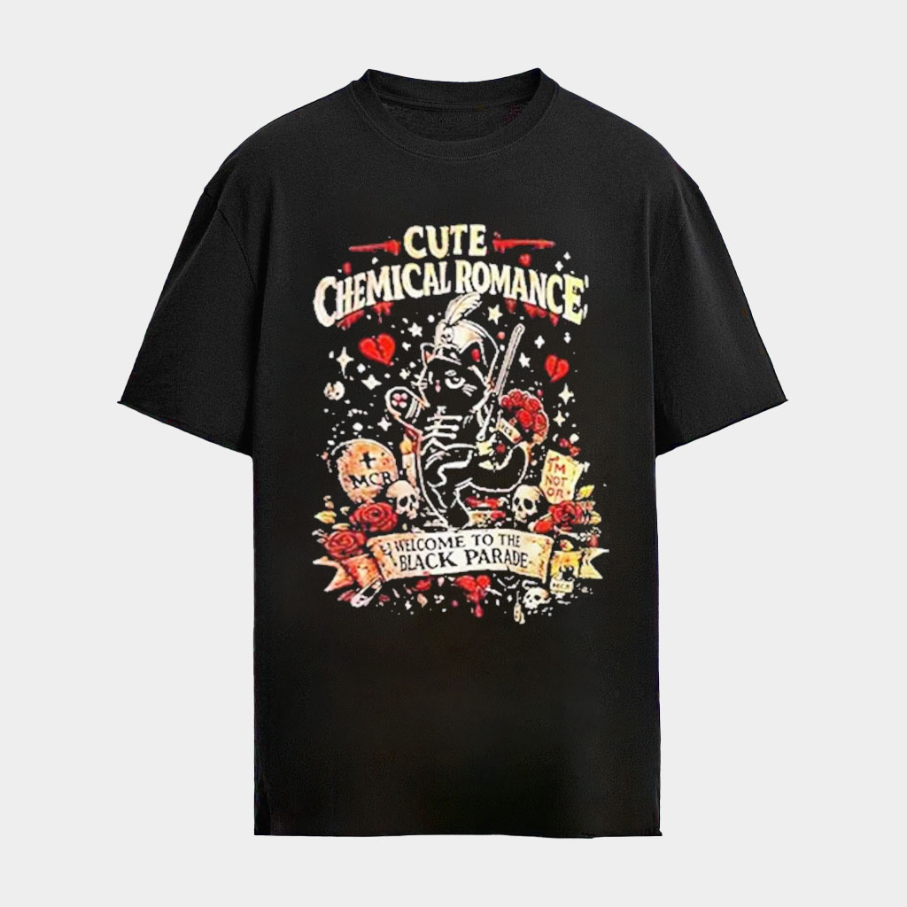 My Chemical Romance Merch Cute Chemical Romance Shirt The Black Parade 2026 Tour Merch