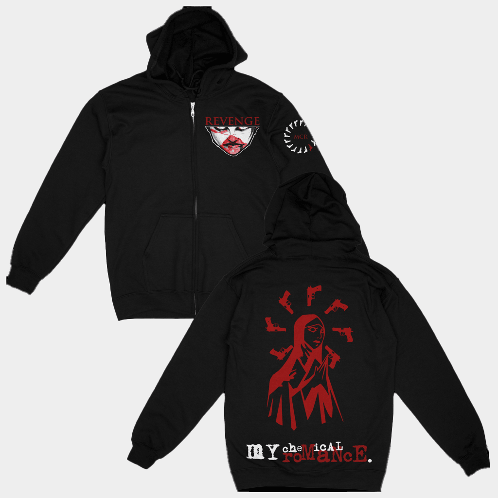 My Chemical Romance REVENGE 2 0 Zip Hoodie My Chemical Romance Merch Gifts For Rock Band Fan-1