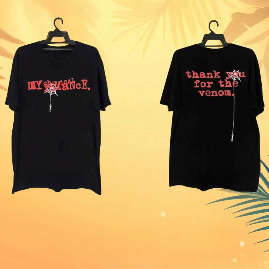 My Chemical Romance Thank You For The Venom T-Shirt Fan Merch Gift For Friends My Chemical Romance Thank You For The Venom T-Shirt Fan Merch Gift For Friends