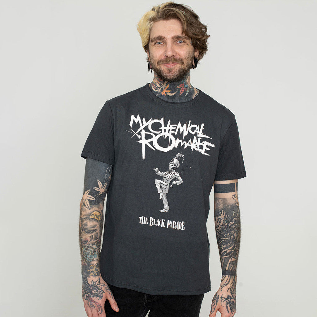 My Chemical Romance Tour Merch Black Parade Charcoal T-Shirt Gifts For Boyfriend