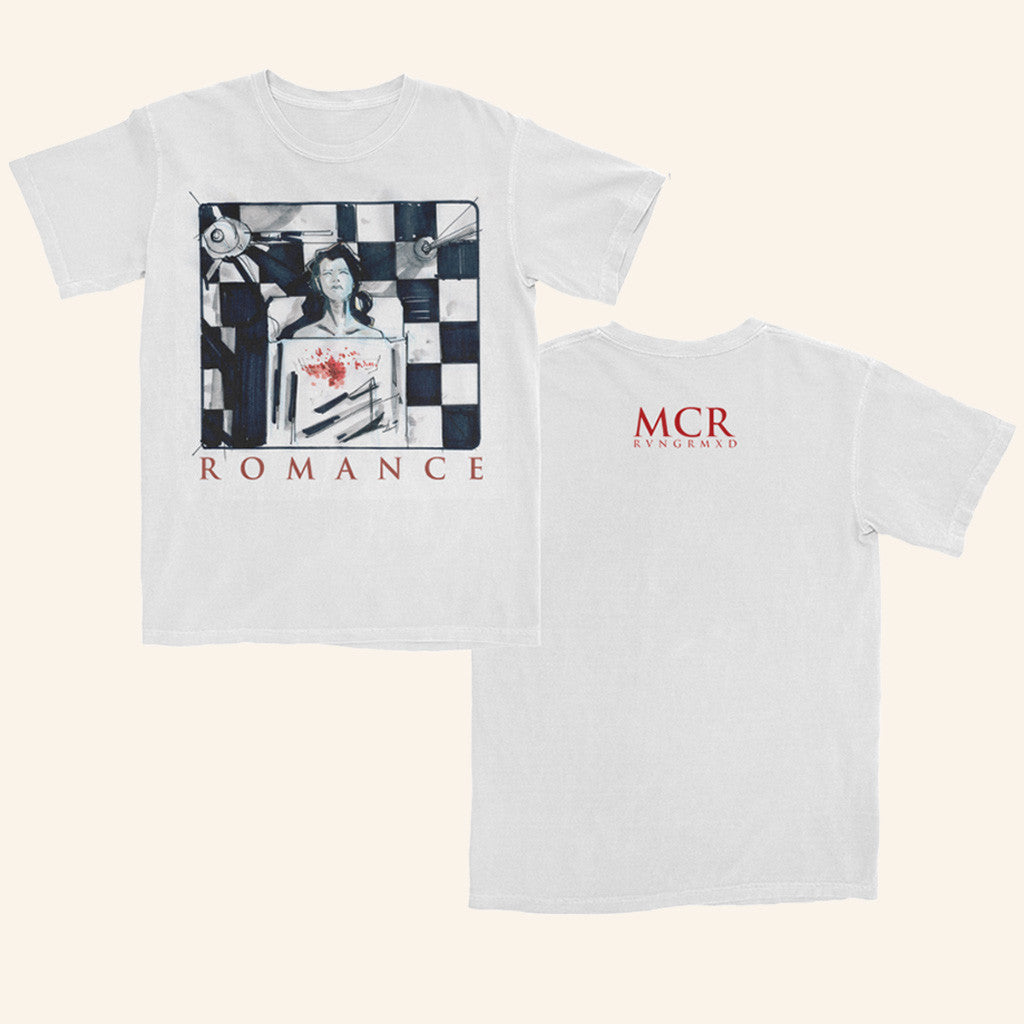 My Chemical Romance Tour Merch MCR White T-Shirt Gifts For Fans My Chemical Romance Tour Merch MCR White T-Shirt Gifts For Fans