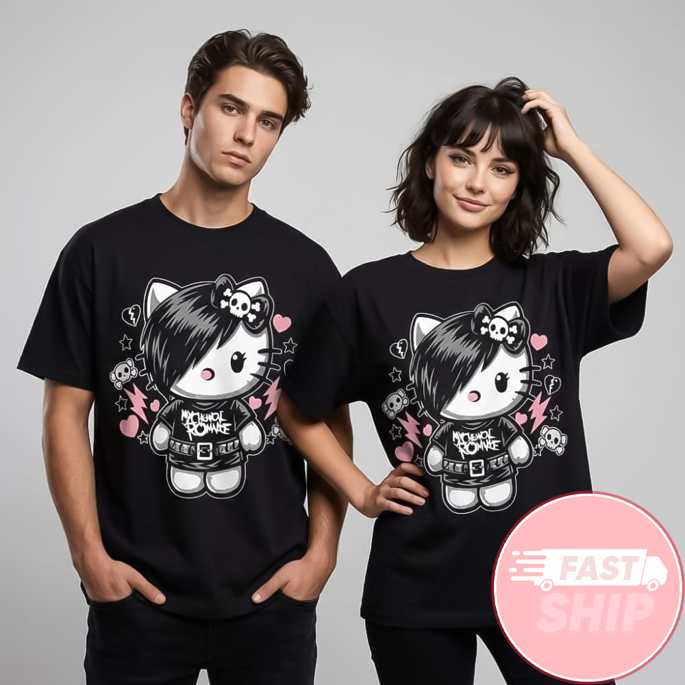 My Chemical Romance x Hello Kitty Long Live The Black Parade Tour 2026 Mexico City Leg Feb 13 2026 T-Shirt