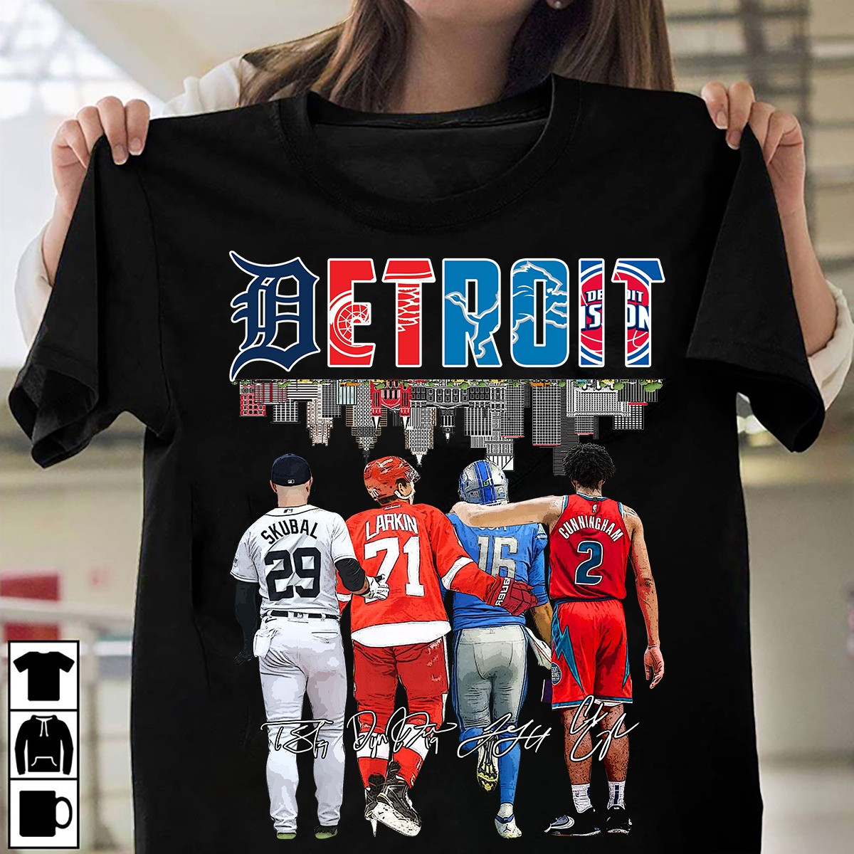 My Cite My Team Detroit Legends Sports Teams T-Shirt Gifts For Sports Detroit Fan