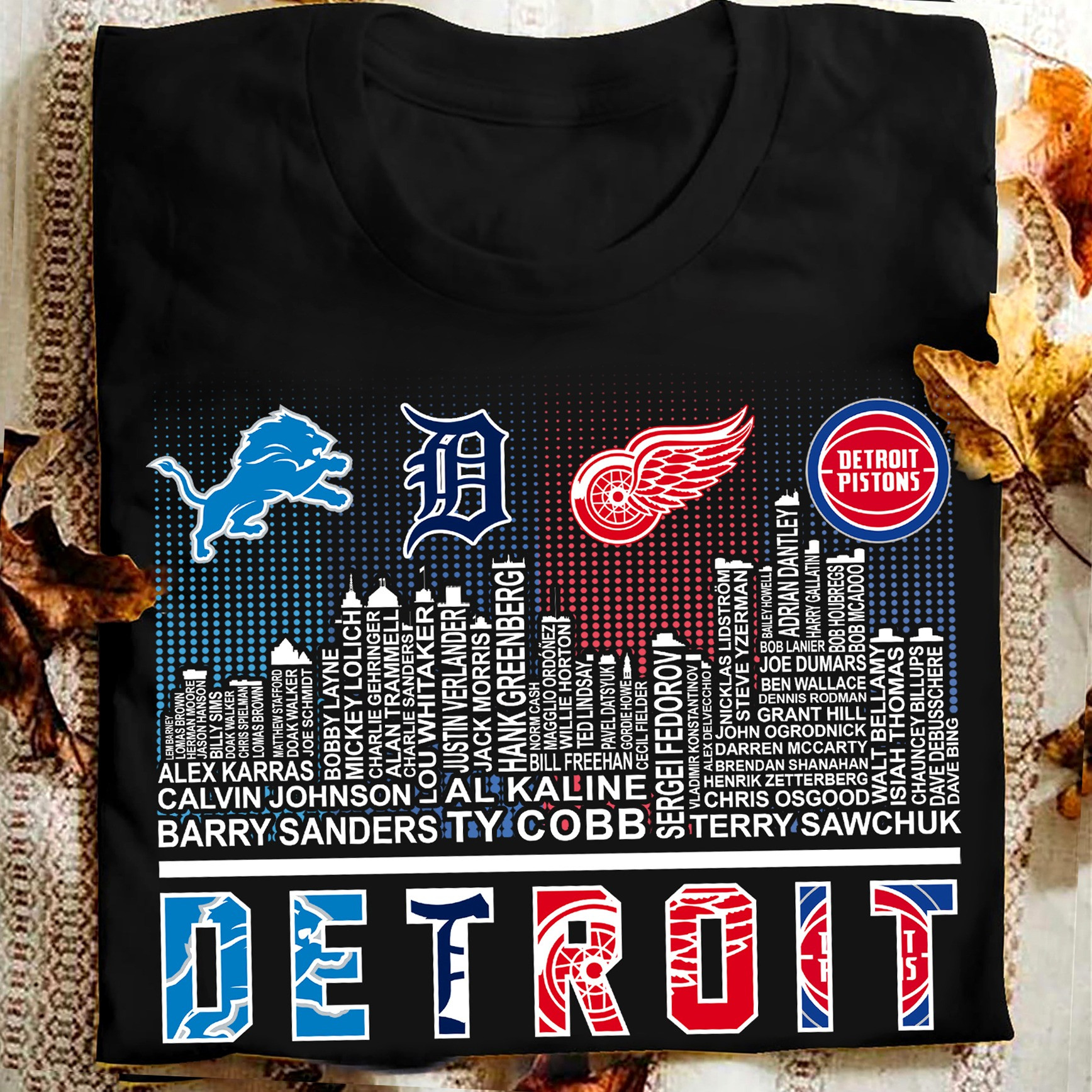 My City My Team Detroit City Sports Team T-Shirt Best Gifts For Detroit Sports Fans
