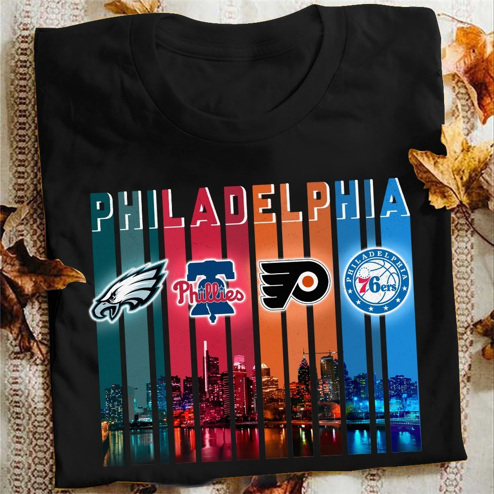 My City My Team Philadelphia City Sports Team T-Shirt Gifts For Philadelphia Sports Fans