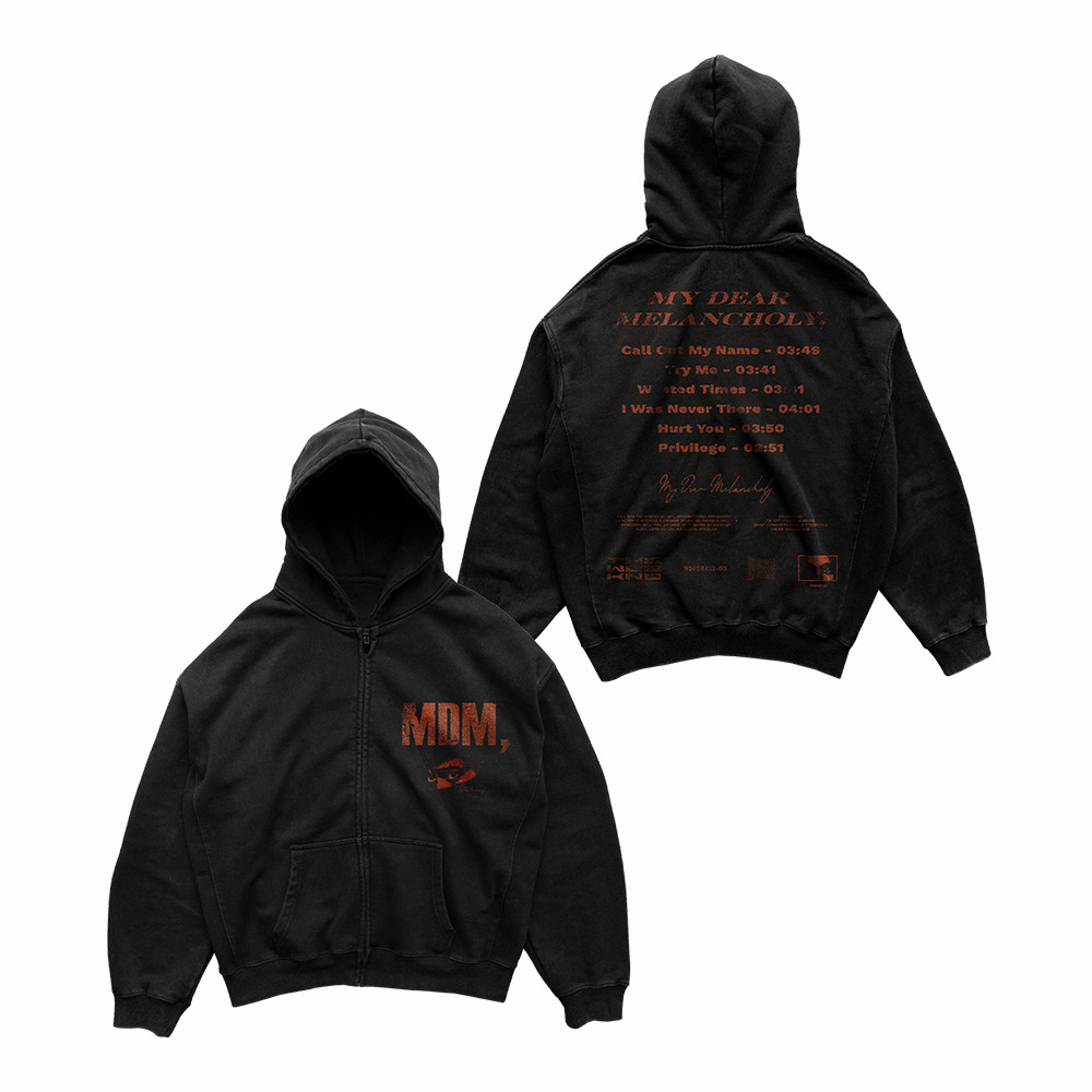 My Dear Melancholy The Weekend Zip Hoodie The Weekend Fan Apparel Gift For Friends