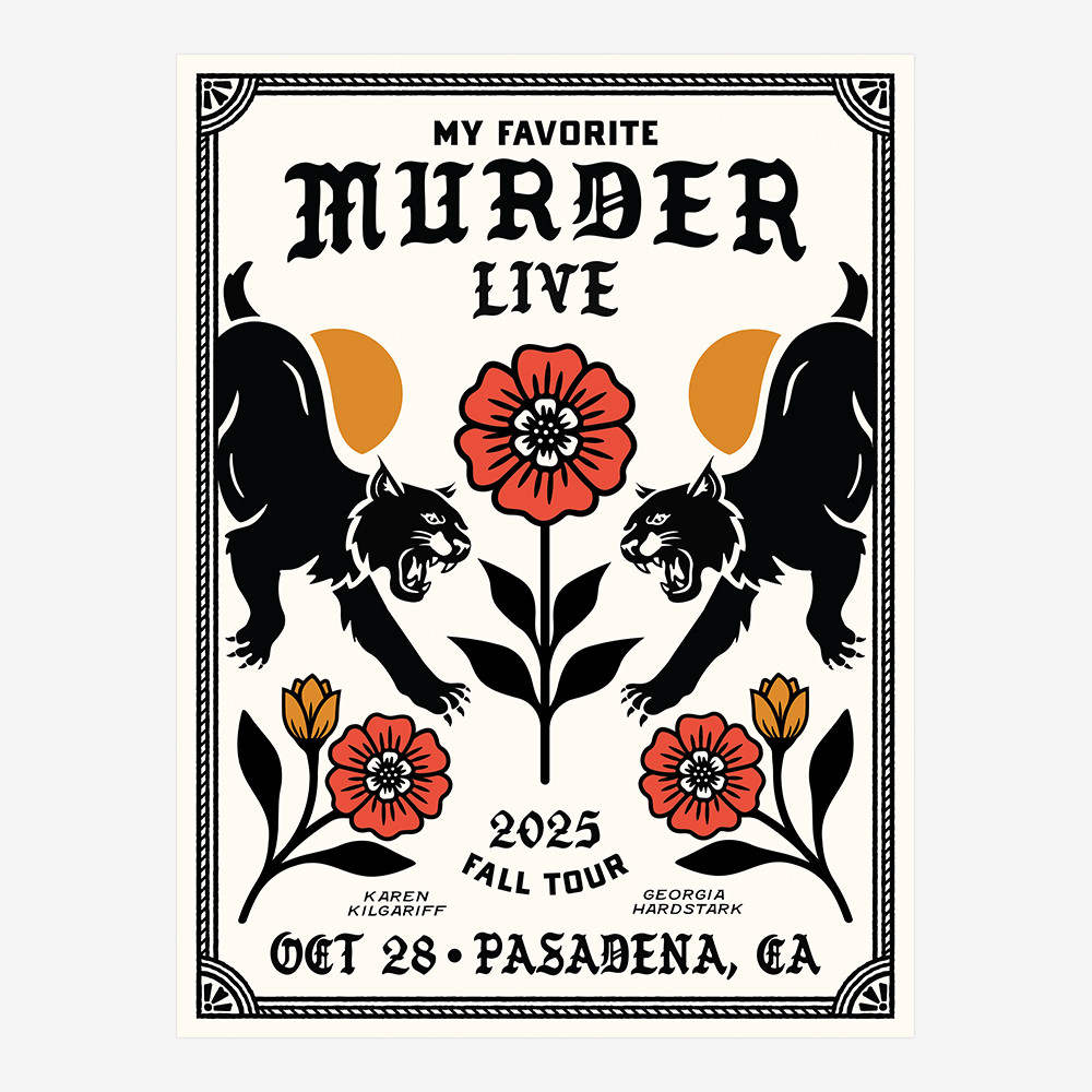 My Favorite Murder Live Poster 2025 Fall Tour Poster My Favorite Murder Lover Gifts