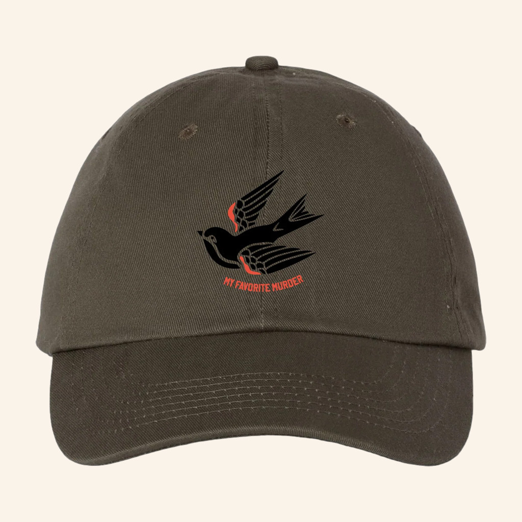 My Favorite Murder Merch Embroidered Swallow Hat Present For Husband