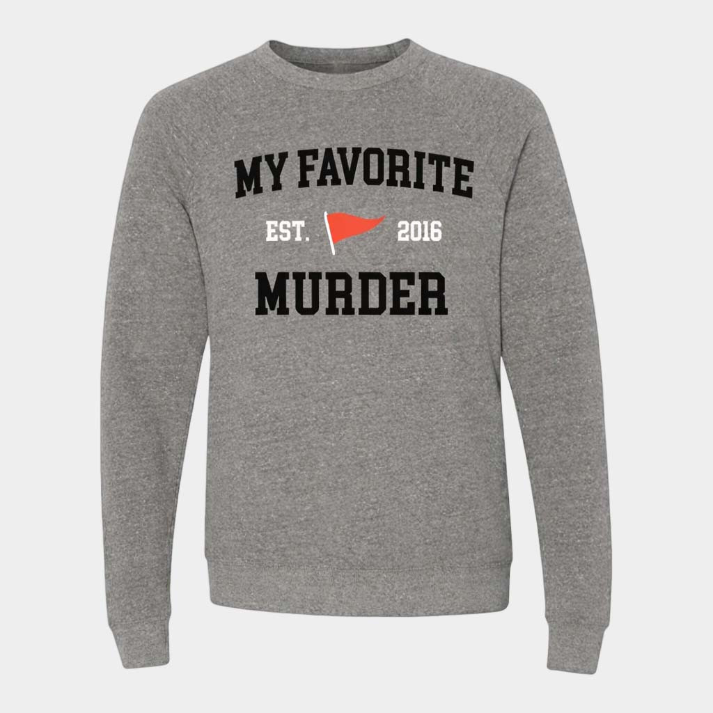 My Favorite Murder Merch MFM Collegiate Crewneck Sweatshirt Gifts For Son