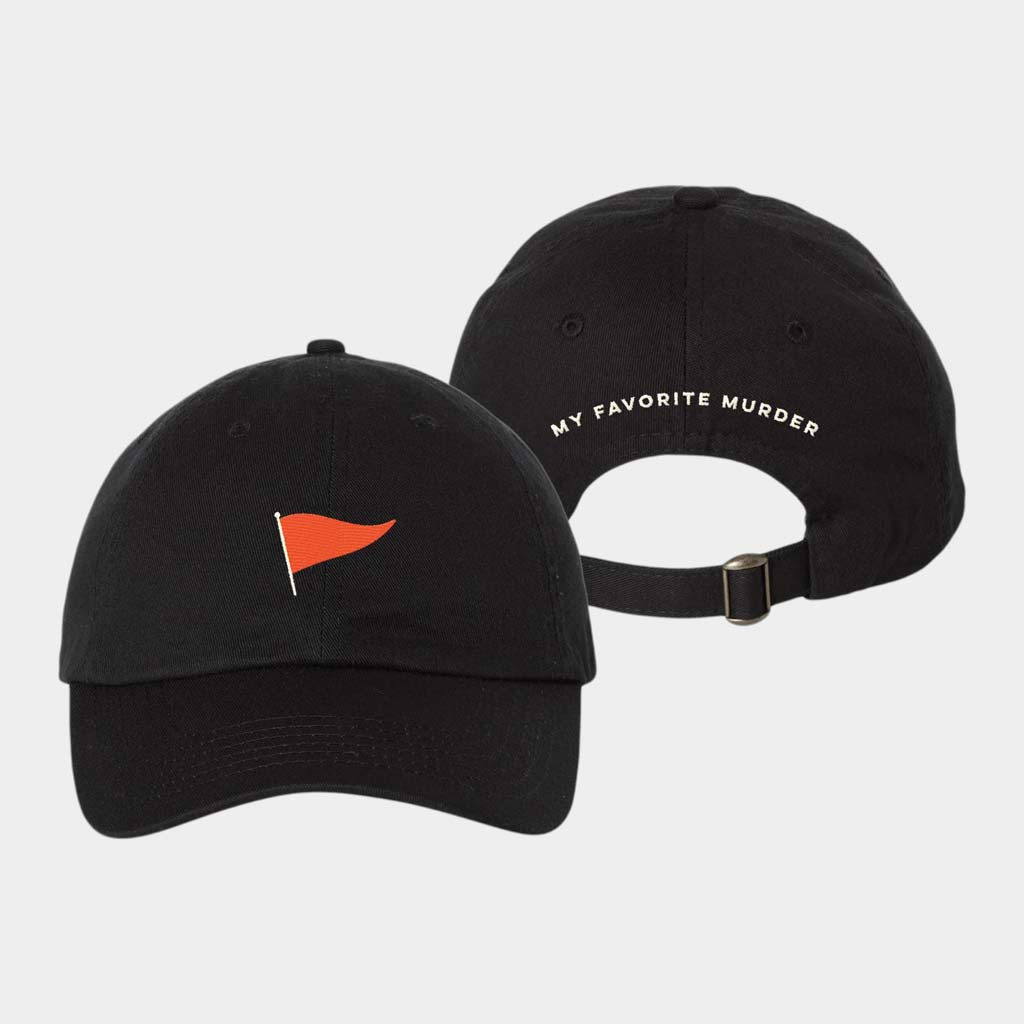 My Favorite Murder Merch MFM Red Flag Embroidered Hat Birthday Presents For Him