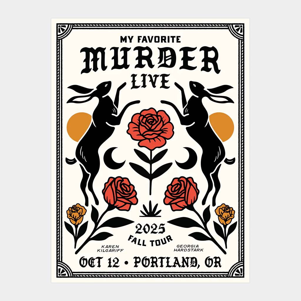 My Favorite Murder Merch Portland Poster My Favorite Murder Live 2025 Fall Tour Wall Art Decor