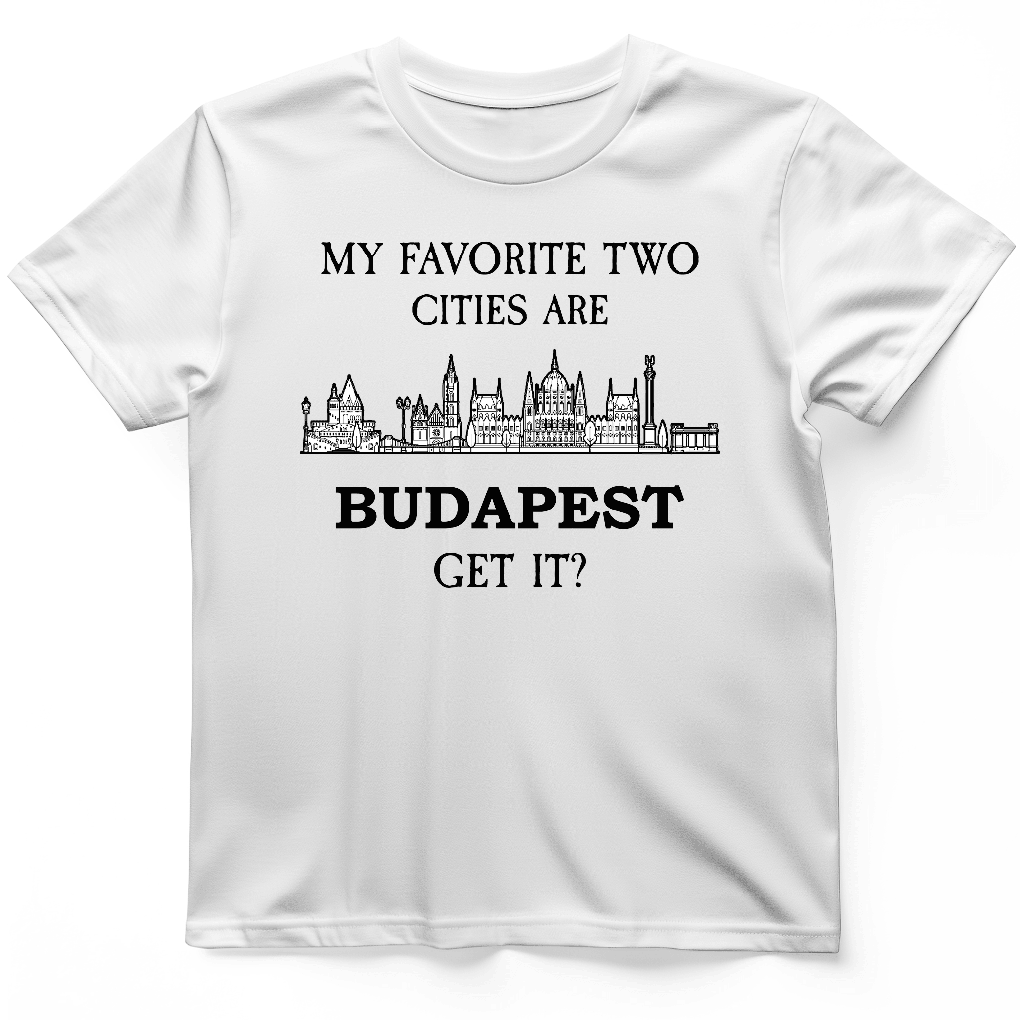 My Favorite Two Cities T-Shirt Funny Graphic Tee Funny Gift Ideas