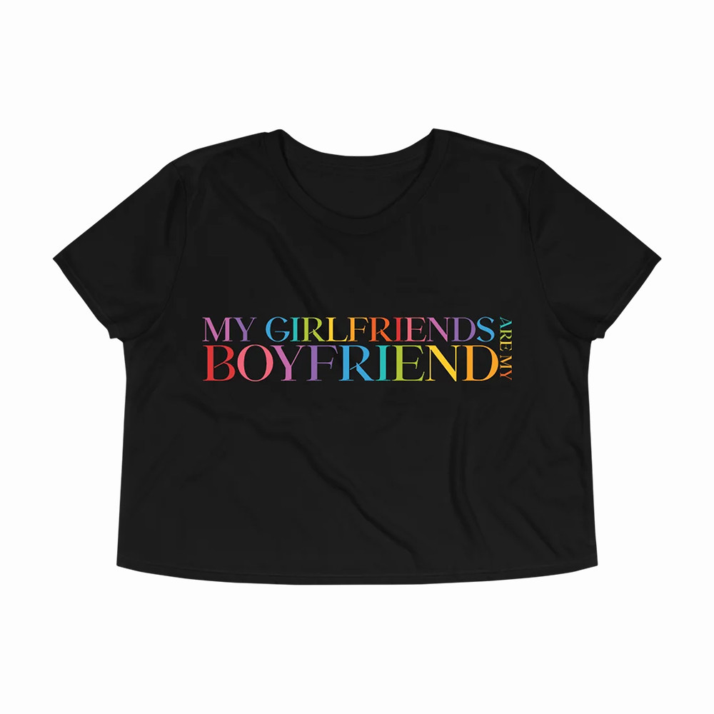 My Girlfriends Are My Boyfriend Pride Demi Lovato Crop Top Demi Lovato Merch Gift Idea