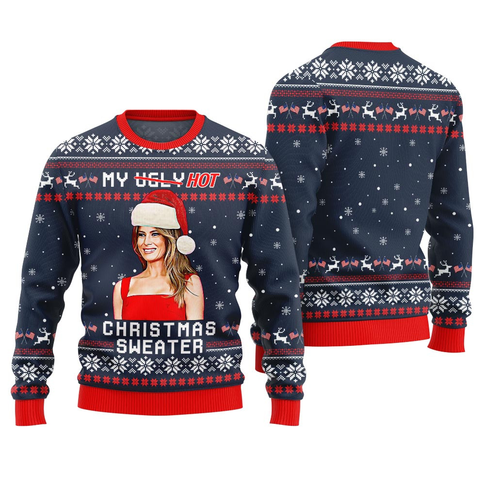 My Hot Ugly Christmas Sweater For Holiday Cute Holiday Sweatshirt to Spread Joy